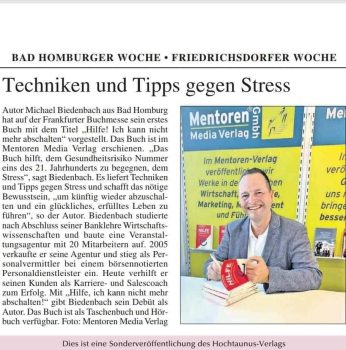 Presse - Techniken gegen Stress